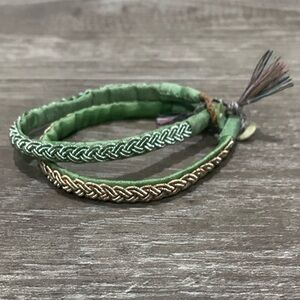 Silk braided bracelets